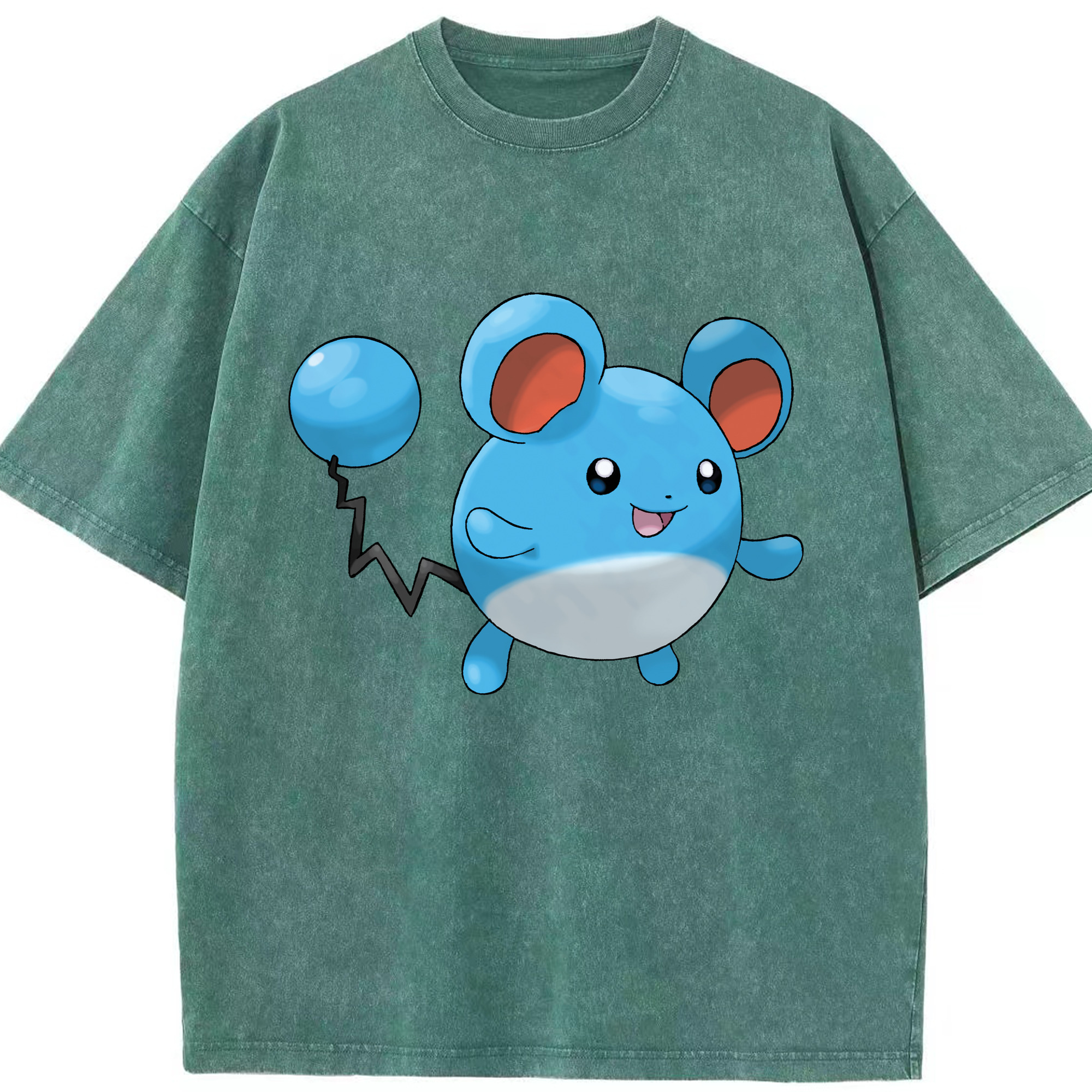 （画像用） ポケットモンスター Pokémon 綿100% ヴィンテージ風 半袖Tシャツ（フロントプリント）